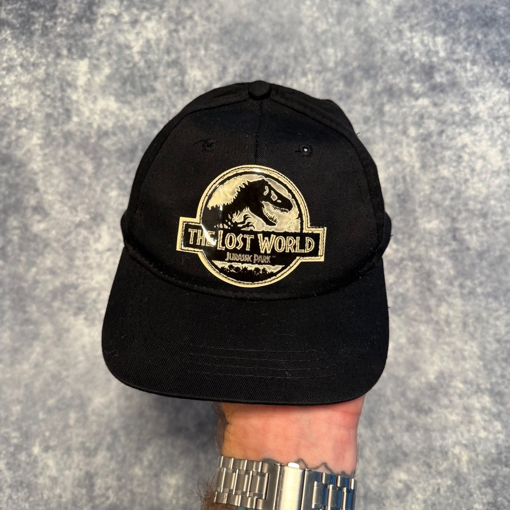 VTG 1997 The Lost World Jurassic Park Youth Snapback Hat Glow In The Dark Cap